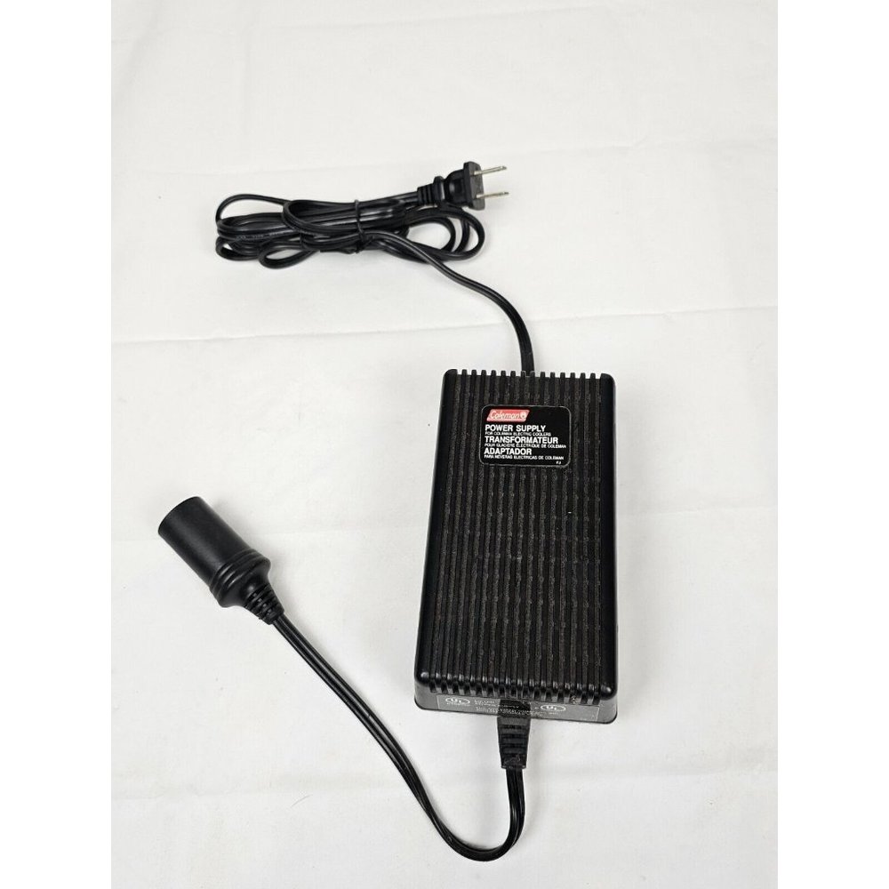 Coleman Electric Coolers Power Supply 12 Volt‎ Plug 5232E640T Adapter w/ Cord